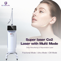 Machine à laser fractionné CO2 10600 nm à prix d'usine pour le resurfaçage de la peau, les rides, les cicatrices, la pigmentation, avec plusieurs embouts
