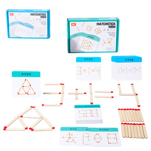 Juego de rompecabezas Montessori, juguetes de madera DIY, juego de mesa de geometrí<span class=keywords><strong>a</strong></span> matemática, juego de pensamiento, entrenamiento lógico, juguetes educativos para niños - Product Image 3