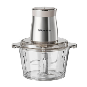 Hachoir à viande Bear 1L en acier inoxydable, robot culinaire électrique domestique pour viande hachée et garniture de raviolis - Product Image 5