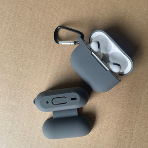 Großhandel Candy Color Soft Silicone Schutzhülle für AirPods Pro <span class=keywords><strong>2.</strong></span> Silikon hülle mit Karabiner für AirPods Pro 2 - Product Image 3