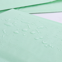 Enveloppe à bulles verte pâle auto-adhésive en poly sac postal d'expédition de courrier rembourré pour le transport