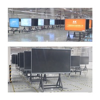 JGST 65,75,85,98,110in UHD 4K 20 point tactile tableau blanc intelligent écran plat interactif affichage numérique intelligent numérique interactif