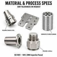 Pièces usinées CNC de haute précision en acier inoxydable et aluminium, pièces de rechange personnalisées, service de personnalisation avancé