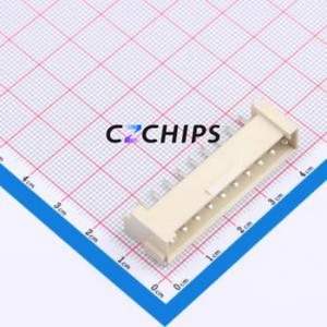 HCZZ0590-10 Wire-to-Board Pin Header SMD,P=3.96mm,Horizontal Mount Connector 1x10P 3.96mm Horizontal Mount VH - Product Image 1