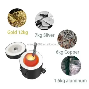 Four de fusion à <span class=keywords><strong>gaz</strong></span> pour l'or, l'étain, l'argent, le cuivre et l'aluminium - Product Image 4