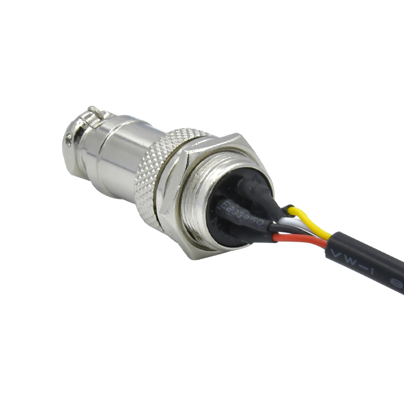 IP65 Panel Mount Connector GX aviation connector Solder Termination