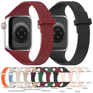 Accesorios para relojes inteligentes <span class=keywords><strong>Correa</strong></span> Pulsera <span class=keywords><strong>Correa</strong></span> de silicona magnética para <span class=keywords><strong>Apple</strong></span> <span class=keywords><strong>Watch</strong></span> Series Band - Product Image 3