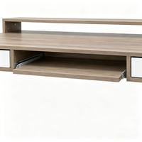 Bureau debout multifonctionnel pliable et réglable en hauteur avec tiroirs, table de travail électrique assis-debout pour la maison et le bureau