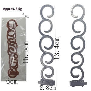 Outil de coiffure pour tresses faites main, aiguille à tirer pour tresses latérales, accessoires pour chignons - Product Image 3