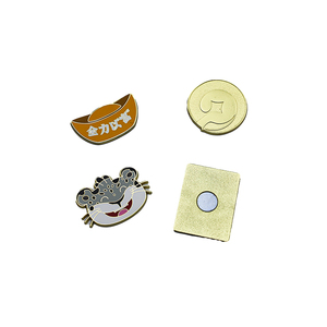 Imán de Refrigerador Personalizado con Forma de Moneda, Diseño de Leopardo, Esmalte Duro Metálico, Imán de Metal Personalizado con Forma de Lingote de Oro - Product Image 2