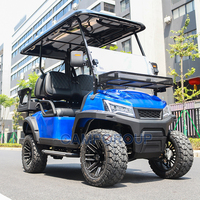 Chariot de golf légal de rue de haute qualité 4 places au lithium électrique 5kw chariot de golf hors route buggy de chasse voiture de club de luxe