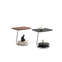 Ensemble de tables basses modernes et créatives avec structure métallique, tables d'appoint pour salon, hôtel, vente en gros, mobilier de maison