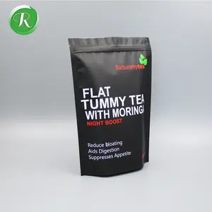 Ziplock saco de embalagens personalizadas, pacote de presente de plástico orgânico feito sob encomenda, matcha herbal de luxo de embalagem de papel de embalagem de chá solto - Product Image 2