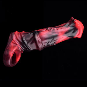 Fantasy Monster Vibrating Penis Sleeve con control remoto Vibrate Condom para hombres Vibradores eléctricos para hombres - Product Image 4