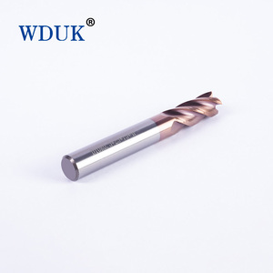 HRC55 Tungsten Çelik Yuvarlak Uçlu Freze, 4 Kanallı Karbür <span class=keywords><strong>CNC</strong></span> Freze Kesicisi, Çelik İşleme İçin - Product Image 5