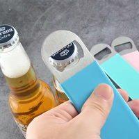 ZELOYAUT Supports vierges pour sublimation, cadeaux promotionnels d'affaires, ouvre-bouteille en aluminium pour sublimation, logo gravé au laser personnalisé