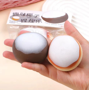 Jouet sensoriel miniature en forme de noix de coco de 6 cm, jouet anti-stress, balle sensorielle, nouveauté pour garçons et filles - Product Image 2