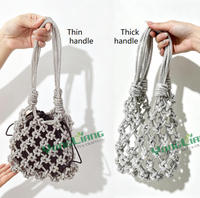 Nouveau design 2026 – Sac fourre-tout en maille tissée à la main avec strass brillants – Sac de soirée élégant en cristal pour femme – Cadeau idéal pour mariage, fête ou Saint-Valentin