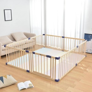 <span class=keywords><strong>Parc</strong></span> de jeu robuste <span class=keywords><strong>pour</strong></span> <span class=keywords><strong>bébé</strong></span>, aire de jeux portable et sécurisée, centre d'activités <span class=keywords><strong>pour</strong></span> enfants, grand <span class=keywords><strong>parc</strong></span> de jeu en bois avec portillon réglable - Product Image 2