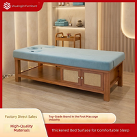 Vente directe d'usine, lit de beauté en bois massif, table de massage en bois, exclusivement pour les salons de beauté, lit de SPA haut de gamme, luxe léger