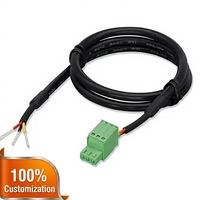 Câble à bornier amovible vert 3 broches 2,5 mm, connecteur Phoenix à une extrémité, faisceau de câblage personnalisé pour contrôleur industriel LED