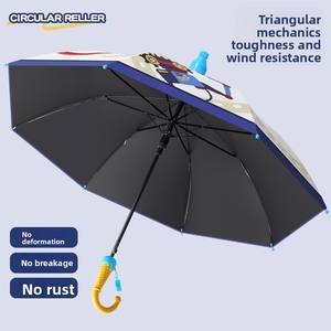 <span class=keywords><strong>Parapluie</strong></span> semi-automatique <span class=keywords><strong>pour</strong></span> enfants école primaire garçon et maternelle fille spéciale <span class=keywords><strong>pour</strong></span> fille de 8 ans et garçon de 9 ans - Product Image 5