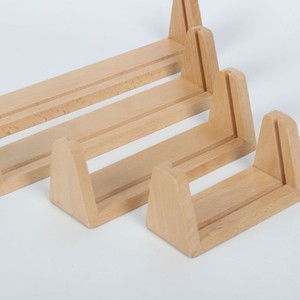 ฐานกรอบรูปไม้เนื้อแข็งรูปตัวยู โต๊ะทรงสี่เหลี่ยมแนวนอน วัสดุทนทาน - Product Image 1