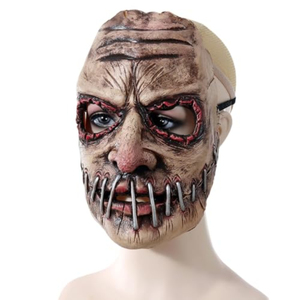 Masque d'horreur d'Halloween, masque de cosplay effrayant, accessoires de fête d'Halloween, accessoire de costume visage effrayant pour décoration de maison hantée - Product Image 4