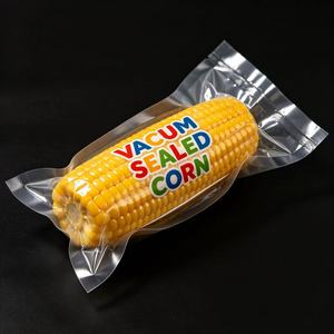 Bolsas de Embalaje al Vacío Planas Impresas Personalizadas para Maíz Fresco y Maíz Congelado con <span class=keywords><strong>Propiedades</strong></span> de Alta Barrera para Conservación - Product Image 1