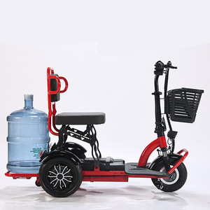 Tricycle électrique 01D pliable à propulsion arrière pour personnes âgées et handicapées, avec panier et siège - Product Image 2