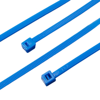 Attache-câble auto-bloquante SVM ETFE de qualité industrielle, résistante aux acides et aux alcalis, pour le regroupement de tuyaux chimiques, résistante aux hautes températures (-60~+170°C)