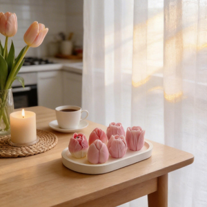 Molde de Silicona 3D con Forma de Tulipanes para Resina Epoxi, Jabón Artesanal y Velas de Cera de Soja - Product Image 3