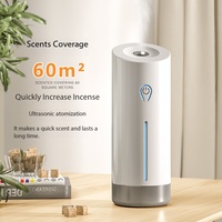 Diffuseur de parfum ultrasonique haut de gamme 60 ㎡   Diffuseur d'arômes à large couverture, atomisation rapide, parfum longue durée pour la maison et l'hôtel