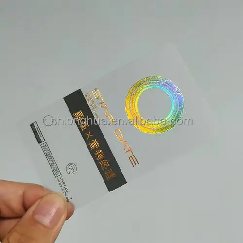 Kunden spezifische gedruckte PVC klar gefrostete Visitenkarte Visitenkarte transparente Visitenkarte