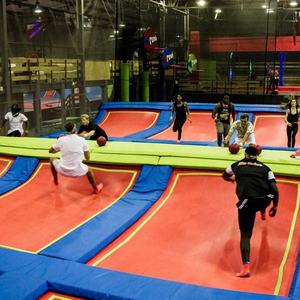 Equipo de Entretenimiento Interior Multifuncional, Parque de Trampolines Interior Grande Personalizado Profesional con Slam <span class=keywords><strong>Dunk</strong></span> - Product Image 2