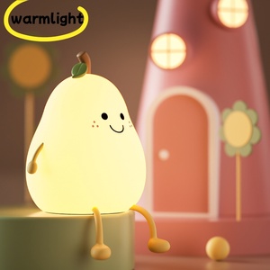 Lámpara de Silicona con Forma de Pera, Linda y Ecológica, Lámpara Decorativa para Interiores, Luz Nocturna para Niños - Product Image 3