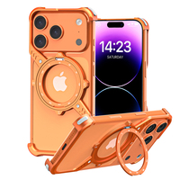 AUREXIONICS Coque Métallique pour iPhone 17 Pro avec Design Industriel en Forme de S