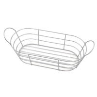Panier ovale en métal pour fruits et pain, plateau à bonbons, panier de rangement pour fruits et pain, accessoires de cuisine