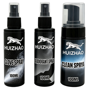 Kit d'entretien personnalisé pour gants de gardien de but : Spray adhérent pour gants de gardien, Spray désodorisant, Nettoyant mousse pour gants de gardien en latex - Product Image 3