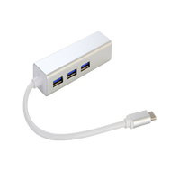 Conduisez Librement Avec 3 Ports USB 3.0 Moyeu De TYPE C à 1000M LAN Gigabit Ethernet Adaptateur RJ45 Adaptateur Réseau