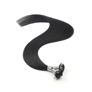ผมต่อแบบ I-Tip คุณภาพสูง K.swigs Indian Remy เกรด 8A 10A 12A ผมแท้ธรรมชาติ สีดำธรรมชาติ 100% ไม่ผ่านการแปรรูป - Product Image 2