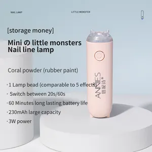 Portatile piccolo ricaricabile 6w LED Nail Light di alta qualità LED Nail Light lampada UV Led per unghie freddo meno