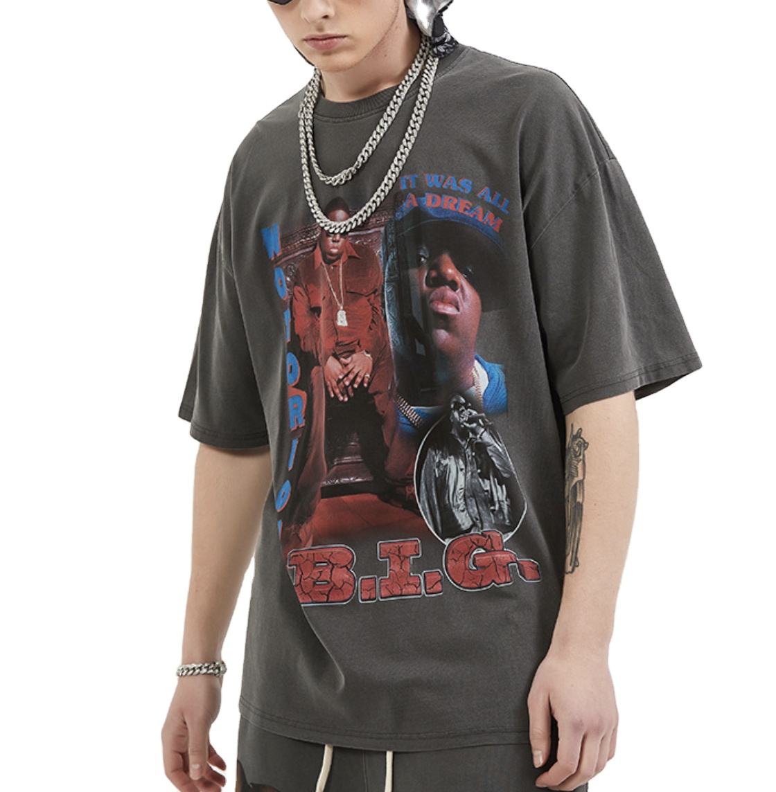 camisetas anchas hombre