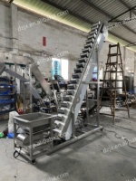 DZJX Gerösteter Kaffee Reis bohnen korn Lebensmittel geneigter Lift Hopper Eimer Aufzug Schräg becher förderer mit Edelstahl eimer