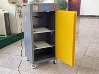 Armoire de stockage et de charge de batteries intelligente, ignifuge, à double paroi, avec capteur de température/fumée, 12 prises pour voiture électrique