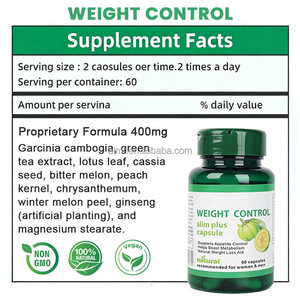 Supresor Natural del Apetito, Potenciador del Metabolismo, Suplemento Adelgazante, Apoyo a la Salud Digestiva, Control de Peso para Adultos, Slim Plus - Product Image 3