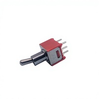 Interrupteur à bascule rond standard DPDT 6 positions, angle droit, broches PC, bakélite, intelligent, IP11, 3A, AC 120V
