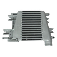 Radiateur Intercooler Turbo RODIN Compatible Nissan Patrol Y61 ZD30 3.0L TD 1997-2007 Montage Supérieur Structure en Barres d'Aluminium