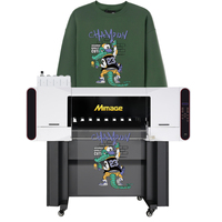 Imprimante DTF 60 cm 4 têtes pour I3200/DX7/XP600 avec machine à secouer la poudre pour l'impression d'étiquettes, de t-shirts et de sacs en tissu