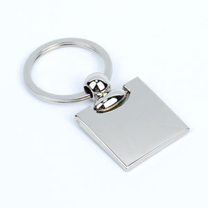 Porte-clés vierge en métal en alliage de zinc de haute qualité commande en gros pour les cadeaux d'événement <span class=keywords><strong>Service</strong></span> de gravure personnalisé - Product Image 1